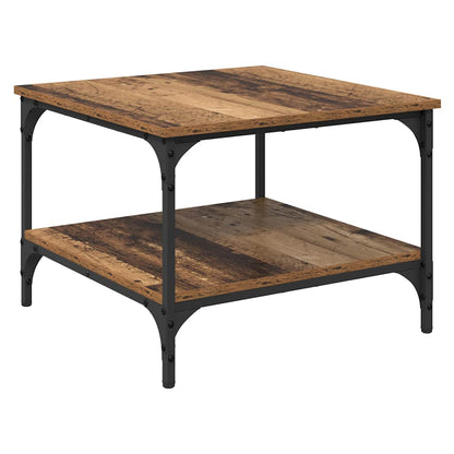 Coffee Table Old Wood 55 x 55 x 40 cm Engineered Wood