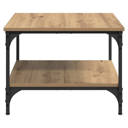 Coffee Table Artisan Oak 55 x 55 x 40 cm Engineered Wood