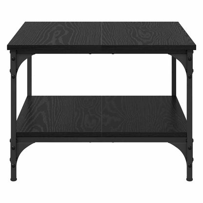Coffee Table Black Oak 55 x 55 x 40 cm Engineered Wood