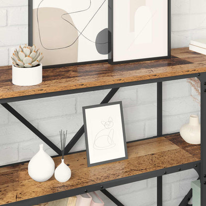 Console Table Old Wood 160 x 30 x 75 cm Engineered Wood