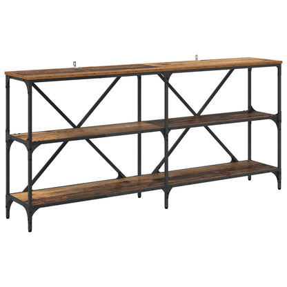 Console Table Old Wood 160 x 30 x 75 cm Engineered Wood