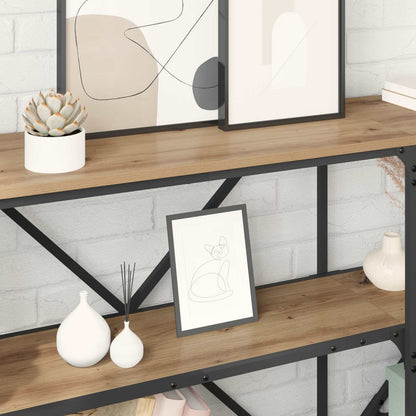 Console Table Artisan Oak 160 x 30 x 75 cm Engineered Wood