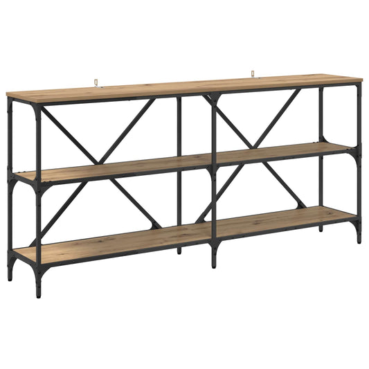Console Table Artisan Oak 160 x 30 x 75 cm Engineered Wood