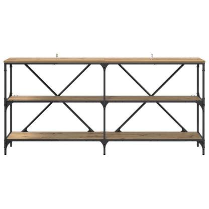 Console Table Artisan Oak 160 x 30 x 75 cm Engineered Wood
