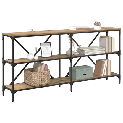 Console Table Artisan Oak 160 x 30 x 75 cm Engineered Wood