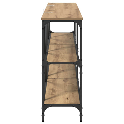 Console Table Artisan Oak 160 x 30 x 75 cm Engineered Wood