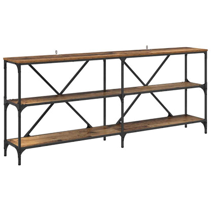 Console Table Old Wood 180 x 30 x 75 cm Engineered Wood
