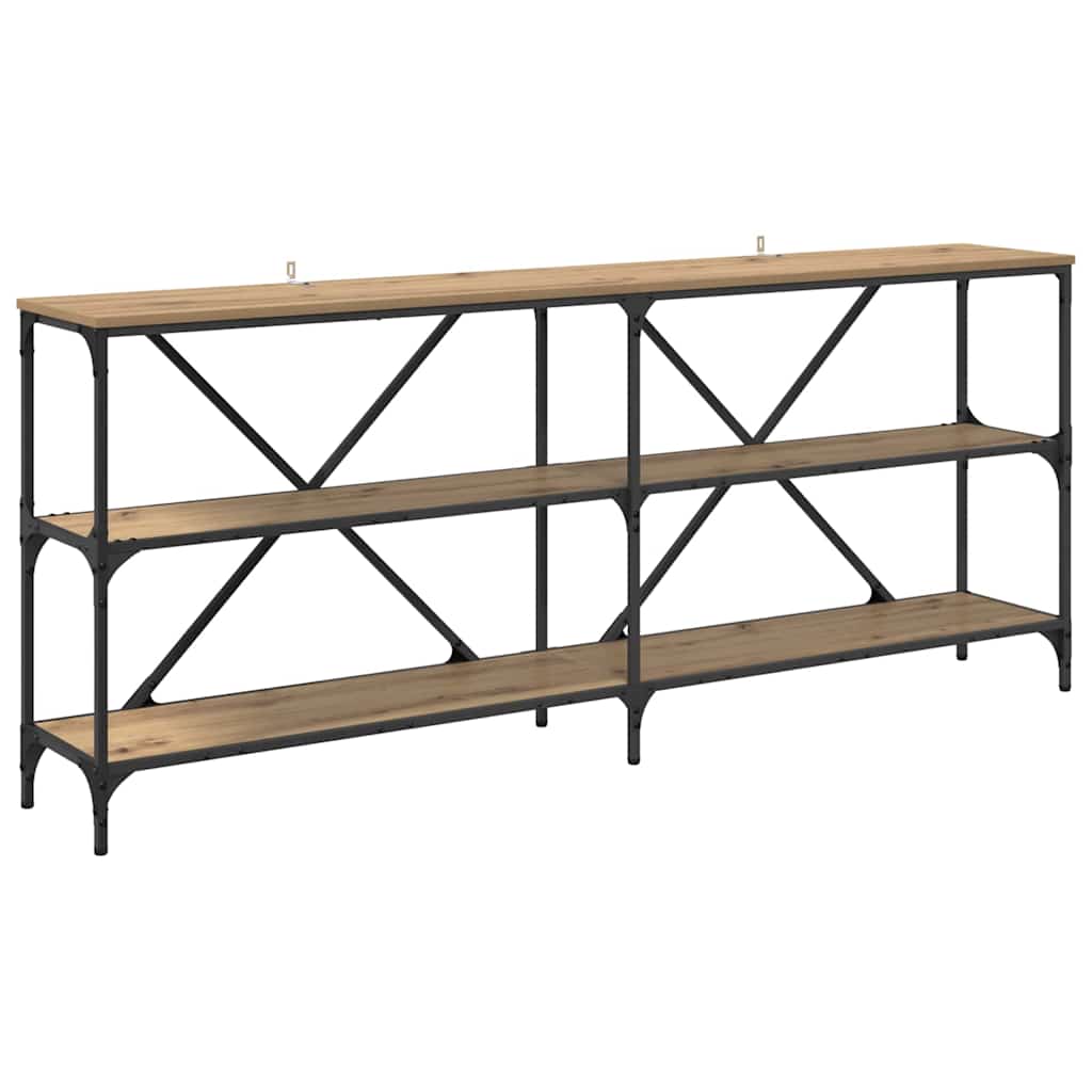 Console Table Artisan Oak 180 x 30 x 75 cm Engineered Wood