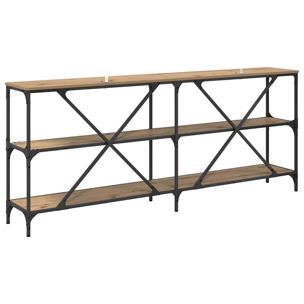 Console Table Artisan Oak 180 x 30 x 75 cm Engineered Wood