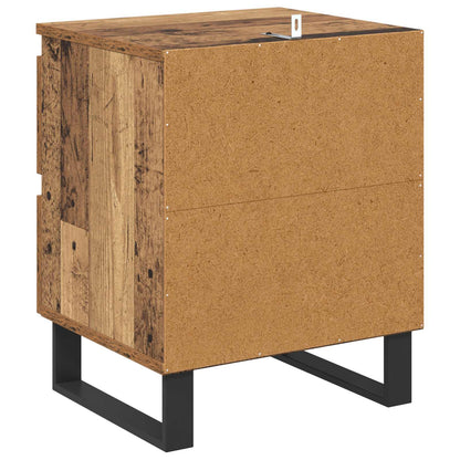 Bedside Cabinet Old Wood 40 x 35 x 50 cm Engineered Wood