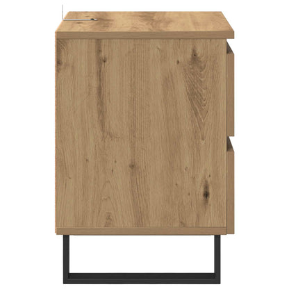 Bedside Cabinet 2 pcs Artisan Oak 40 x 35 x 50 cm
