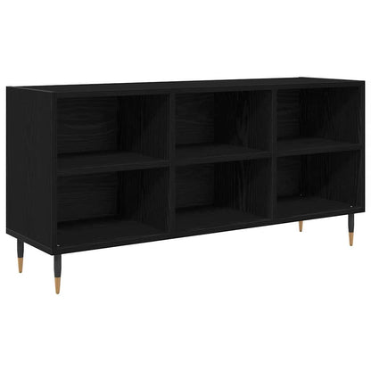 TV Cabinet 103.5 x 30 x 50 cm Black Oak Engineered Wood