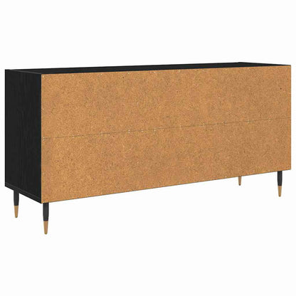 TV Cabinet 103.5 x 30 x 50 cm Black Oak Engineered Wood
