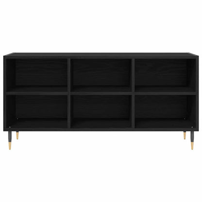 TV Cabinet 103.5 x 30 x 50 cm Black Oak Engineered Wood