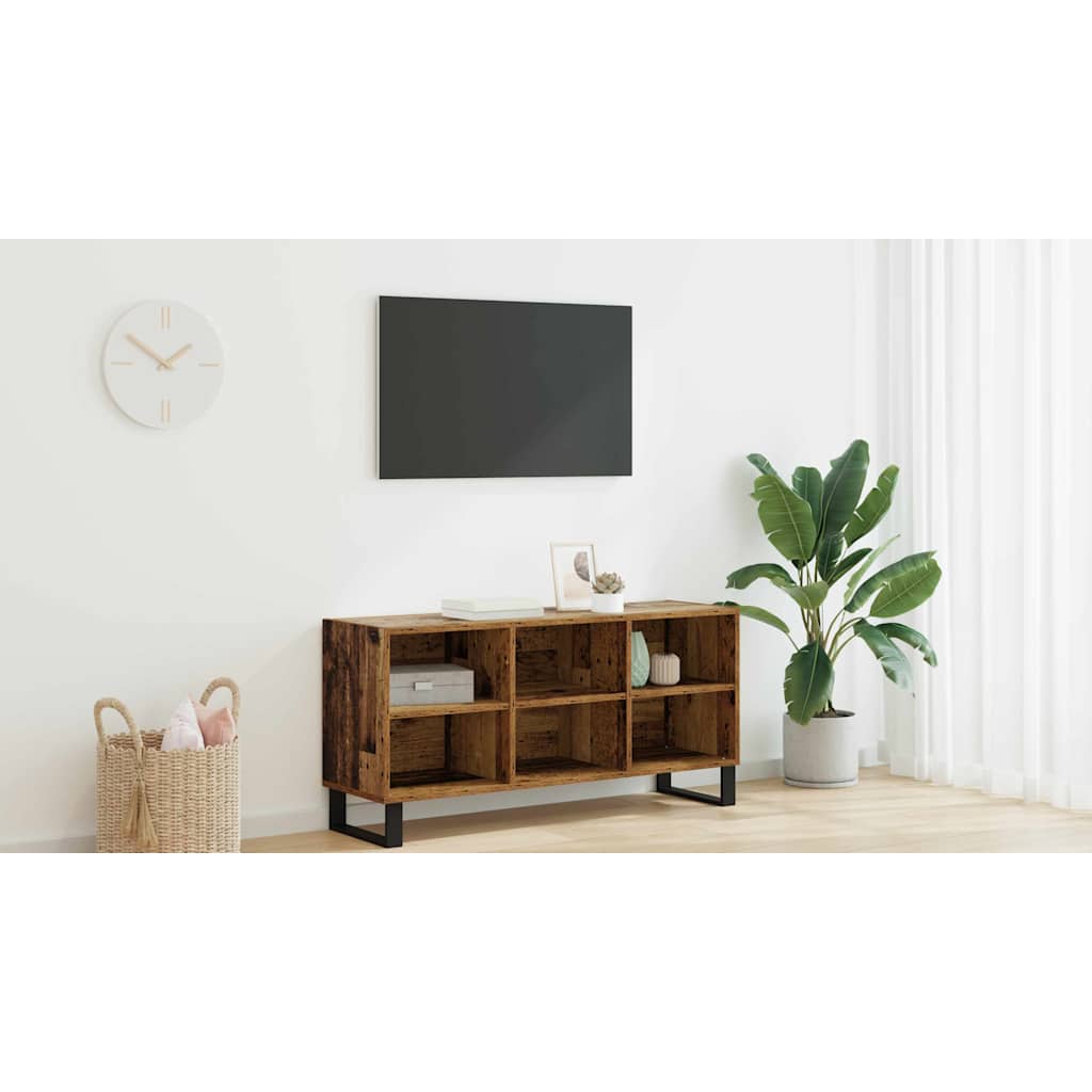 TV Cabinet Old Wood 103.5 x 30 x 50 cm Engineered Wood