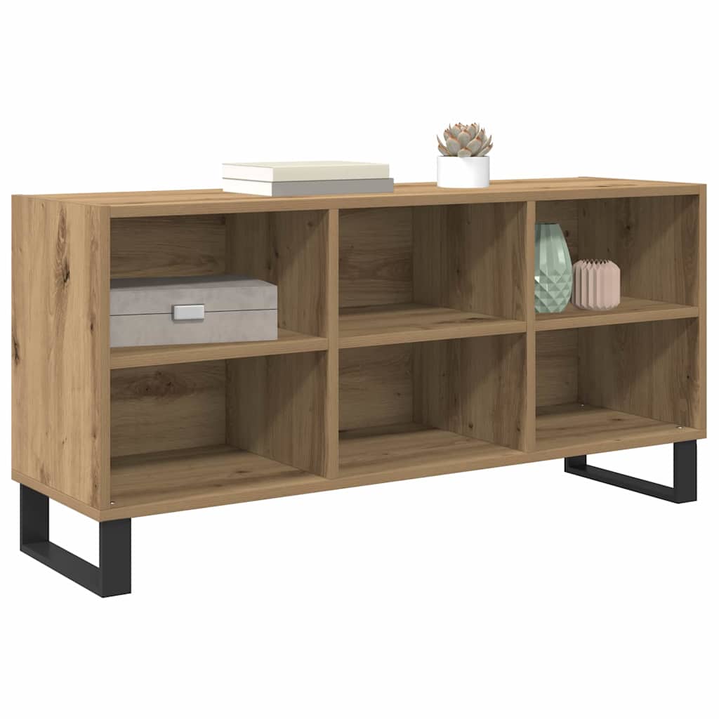 TV Cabinet 103.5 x 30 x 50 cm Artisan Oak Engineered Wood