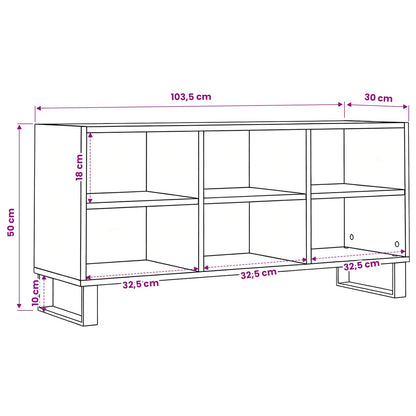 TV Cabinet Artisan Oak 103.5 x 30 x 50 cm Engineered Wood