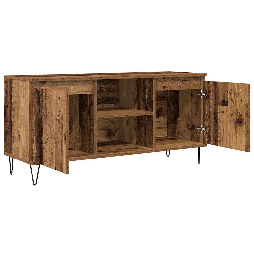 TV Cabinet Old Wood 104 x 35 x 50 cm Engineered Wood