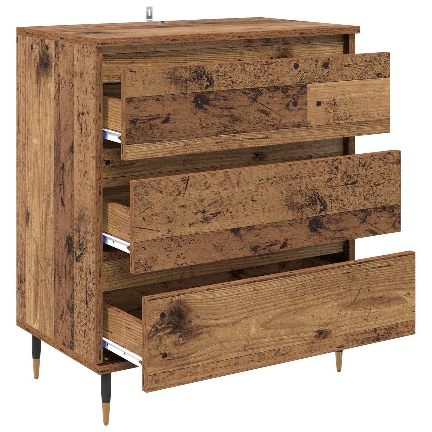 Sideboard with Drawer Old Wood 60 x 35 x 70 cm Engineered Wood