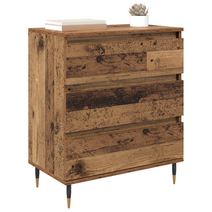 Sideboard with Drawer Old Wood 60 x 35 x 70 cm Engineered Wood