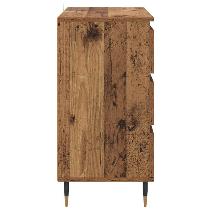 Sideboard with Drawer Old Wood 60 x 35 x 70 cm Engineered Wood