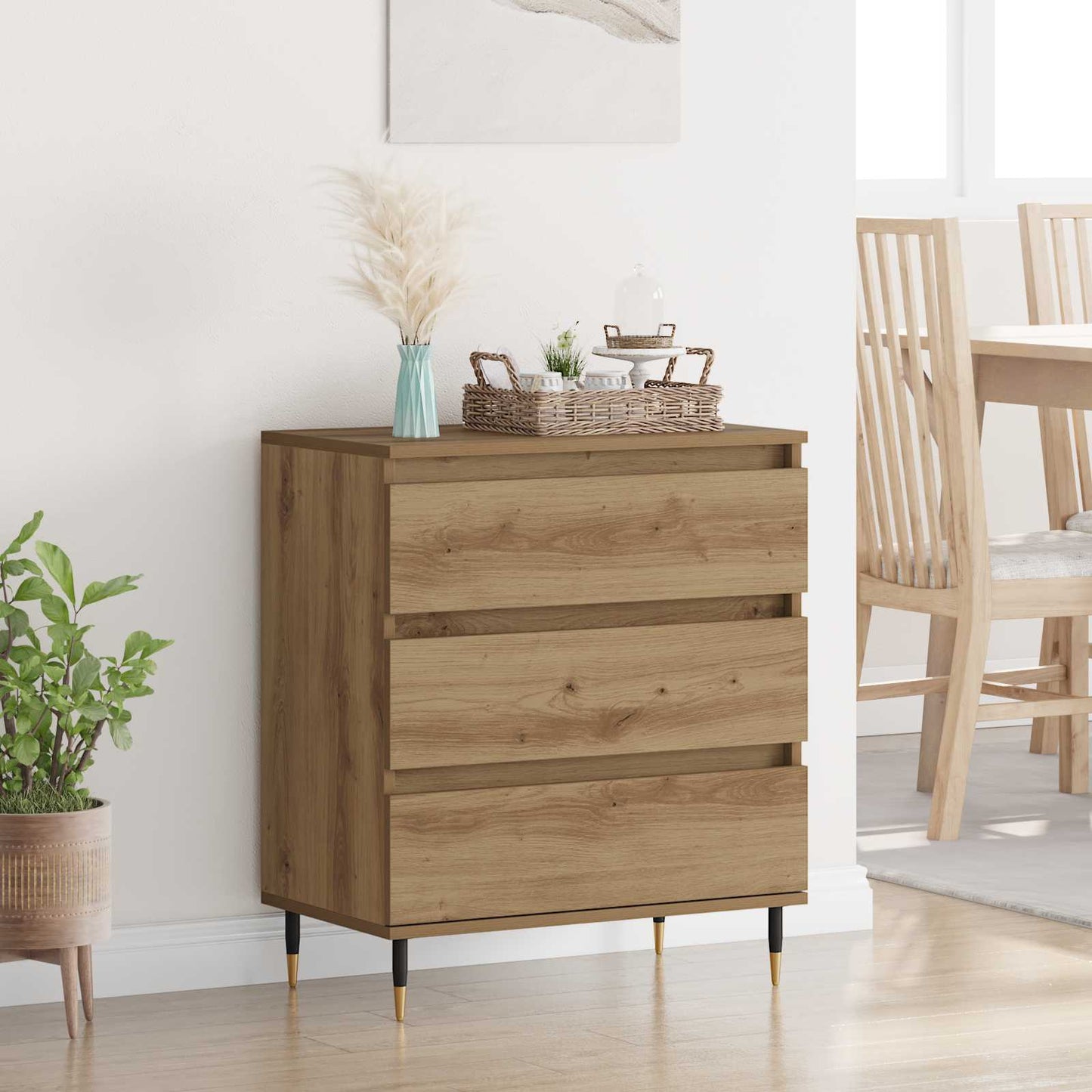 Sideboard Artisan Oak 60 x 35 x 70 cm Engineered Wood