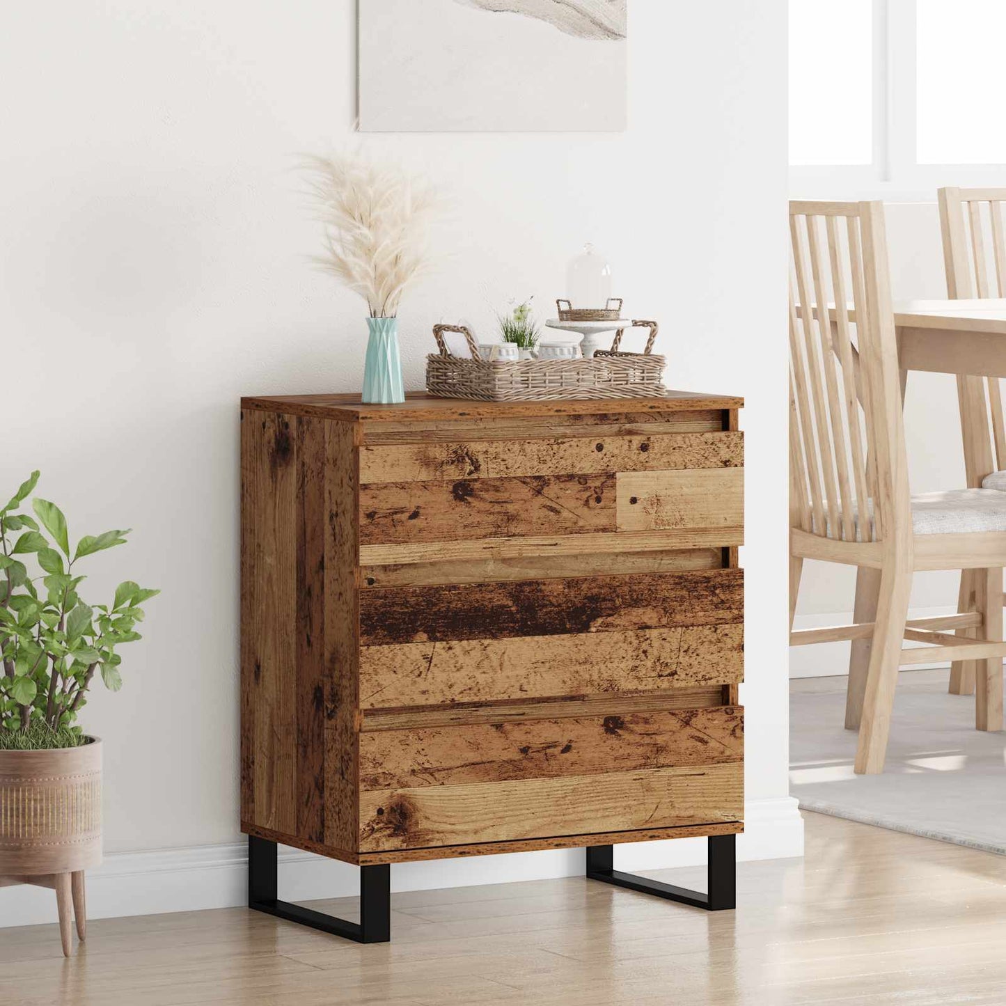 Sideboard Old Wood 60 x 35 x 70 cm Engineered Wood
