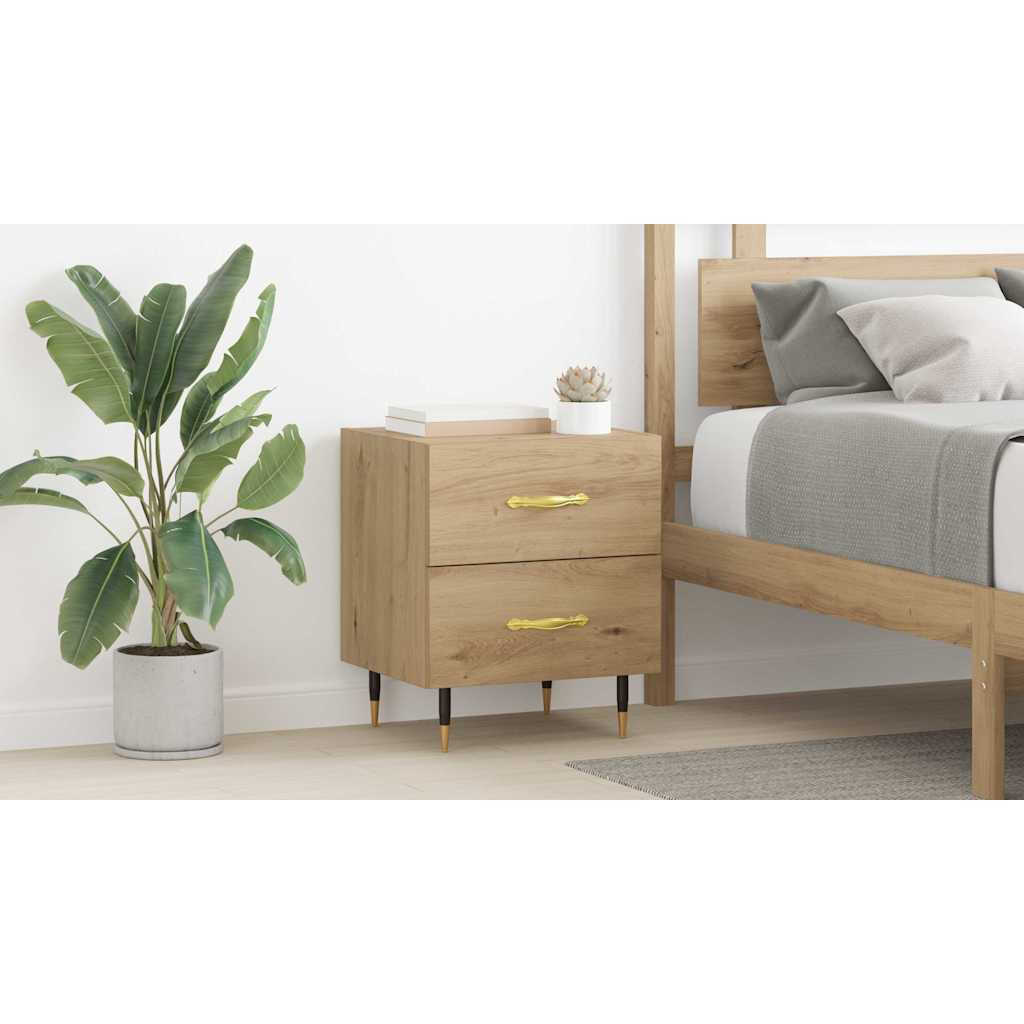 Bedside Cabinet Artisan Oak 40 x 35 x 47.5 cm Engineered Wood