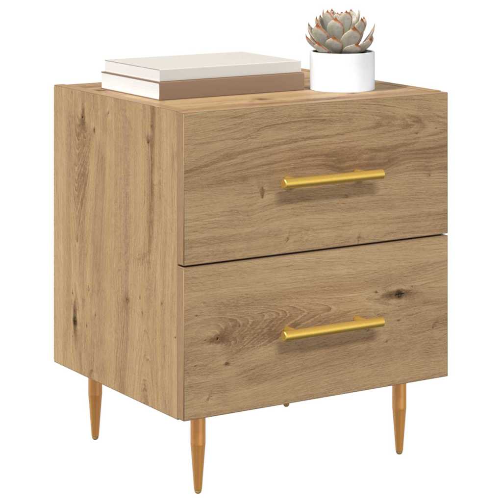 Bedside Cabinet Artisan Oak 40 x 35 x 47.5 cm Engineered Wood