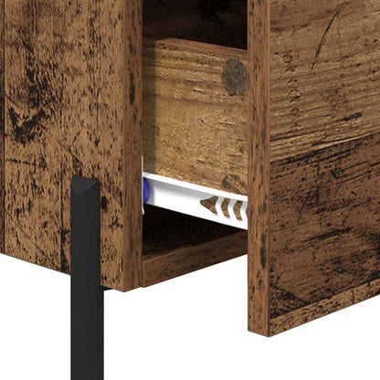 Bedside Cabinet Old Wood 40 x 35 x 47.5 cm Engineered Wood