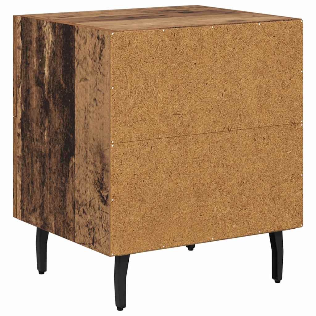 Bedside Cabinet Old Wood 40 x 35 x 47.5 cm Engineered Wood