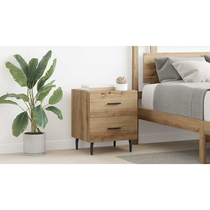 Bedside Cabinet Artisan Oak 40 x 35 x 47.5 cm Engineered Wood
