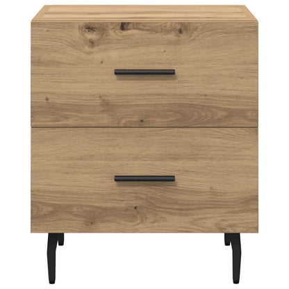 Bedside Cabinet with Drawer 2 pcs Artisan Oak 40 x 35 x 47.5 cm