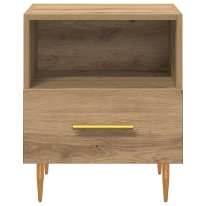 Bedside Table 2 pcs Brown 40 x 35 x 47.5 cm Engineered Wood
