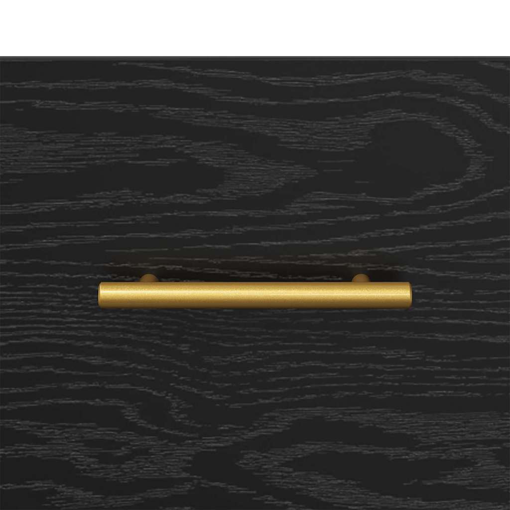 Bedside Table 2 pcs Black 40 x 35 x 47.5 cm Engineered Wood