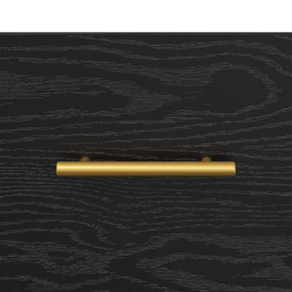 Bedside Table 2 pcs Black 40 x 35 x 47.5 cm Engineered Wood