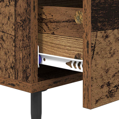 Bedside Cabinet Old Wood 40 x 40 x 66 cm Engineered Wood