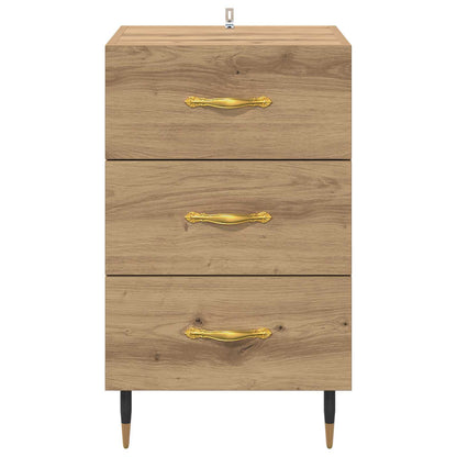 Bedside Cabinet Artisan Oak 40 x 40 x 66 cm Engineered Wood