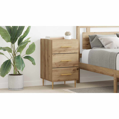 Bedside Cabinet Artisan Oak 40 x 40 x 66 cm Engineered Wood