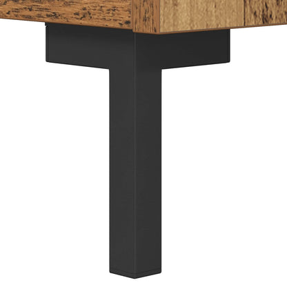 Bedside Cabinet Old Wood 40 x 40 x 66 cm Engineered Wood