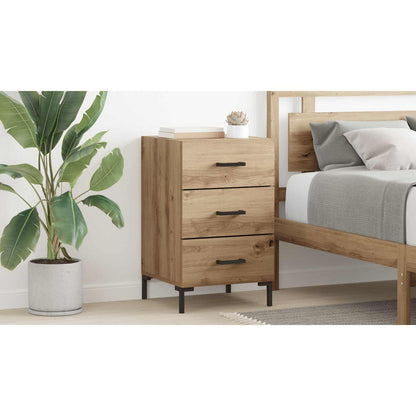 Bedside Cabinet Artisan Oak 40 x 40 x 66 cm Engineered Wood