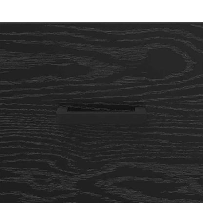 Bedside Cabinet Black Oak 40 x 40 x 66 cm Engineered Wood