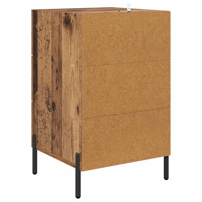 Bedside Cabinet Old Wood 40 x 40 x 66 cm Engineered Wood
