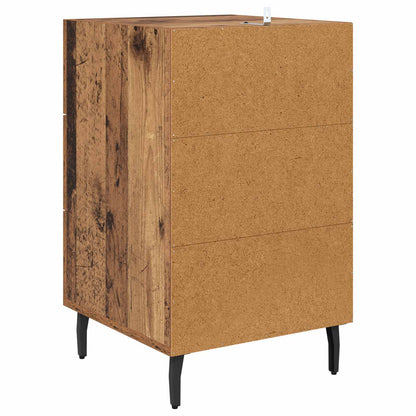 Bedside Cabinet Old Wood 40 x 40 x 66 cm Engineered Wood