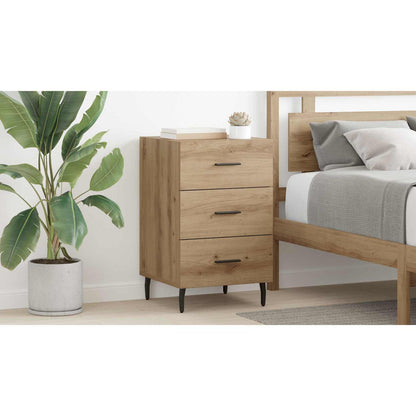 Bedside Cabinet Artisan Oak 40 x 40 x 66 cm Engineered Wood