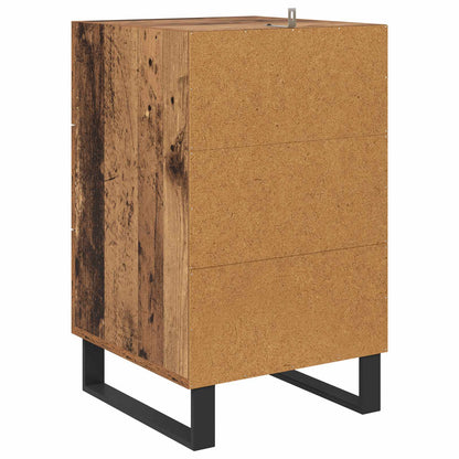 Bedside Cabinet Old Wood 40 x 40 x 66 cm Engineered Wood