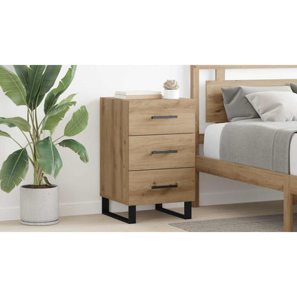 Bedside Cabinet Artisan Oak 40 x 40 x 66 cm Engineered Wood
