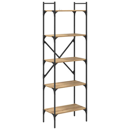 Bookcase Artisan Oak 56 x 32 x 174 cm Engineered Wood