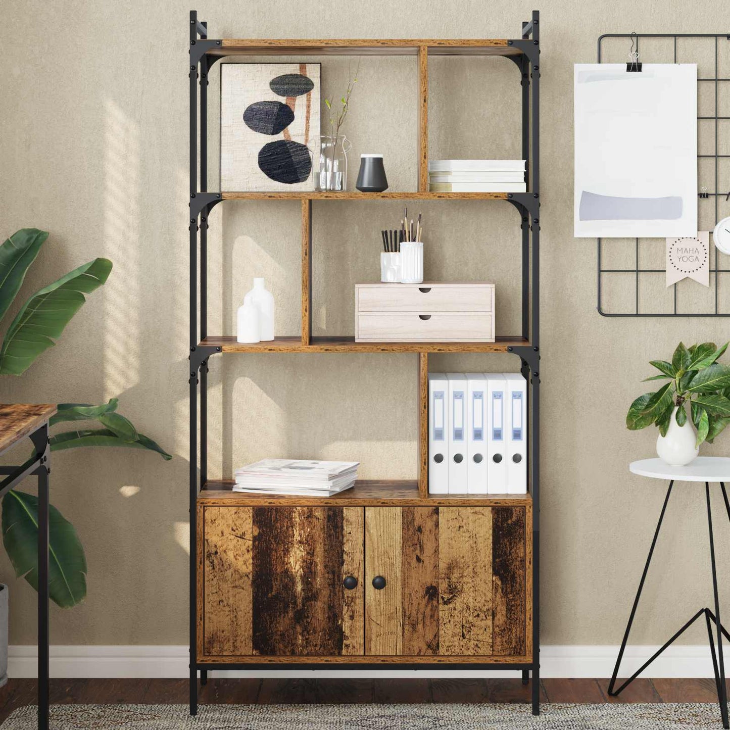 Bookcase 76.5 x 30 x 154.5 cm Engineered Wood
