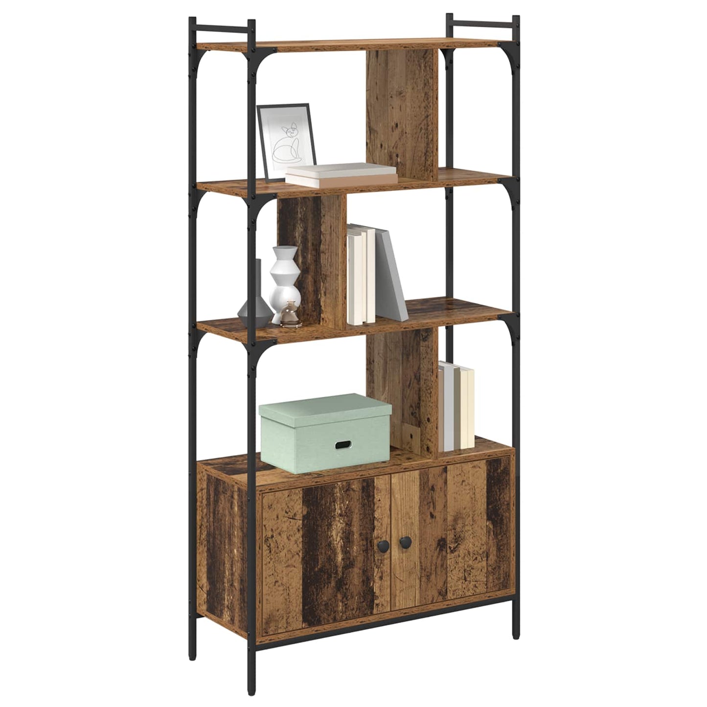 Bookcase 76.5 x 30 x 154.5 cm Engineered Wood